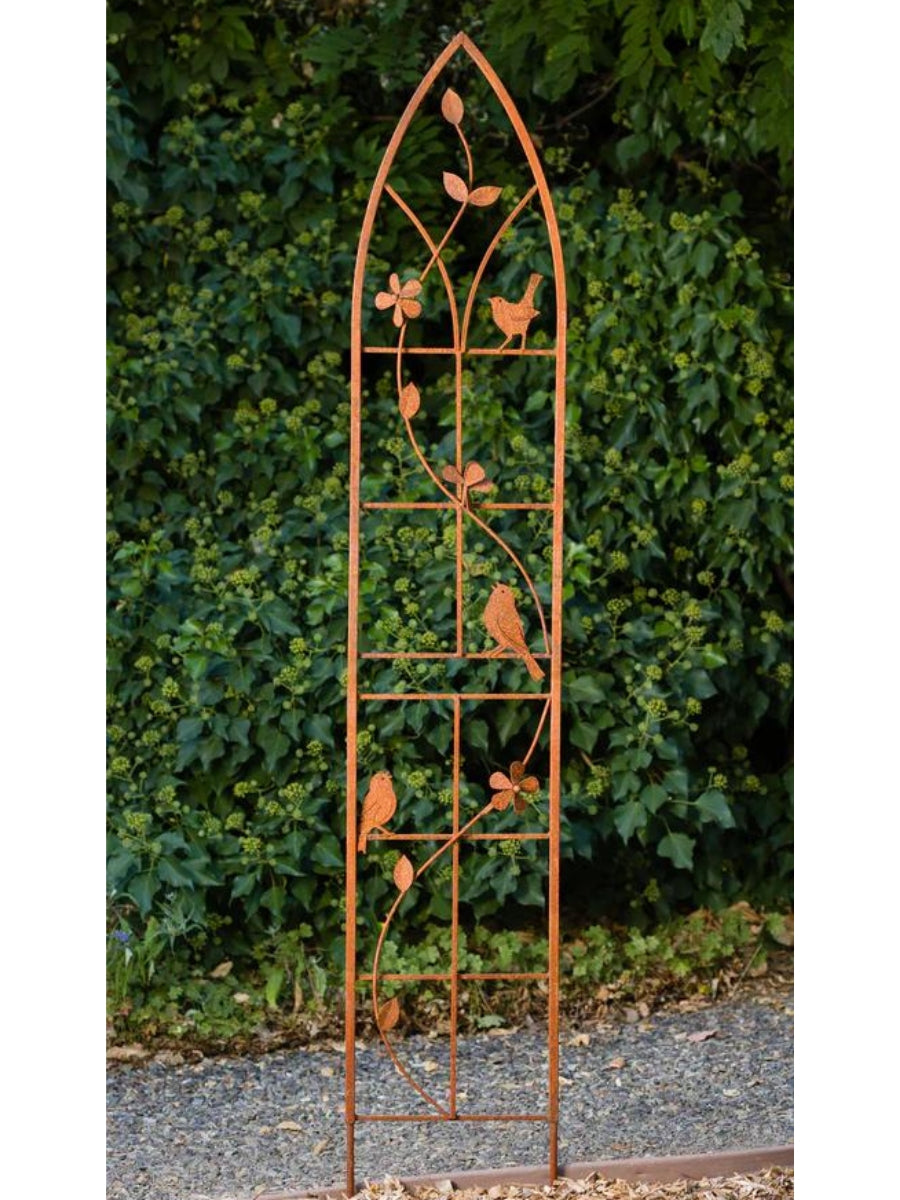 Gothic Window Bird Trellis