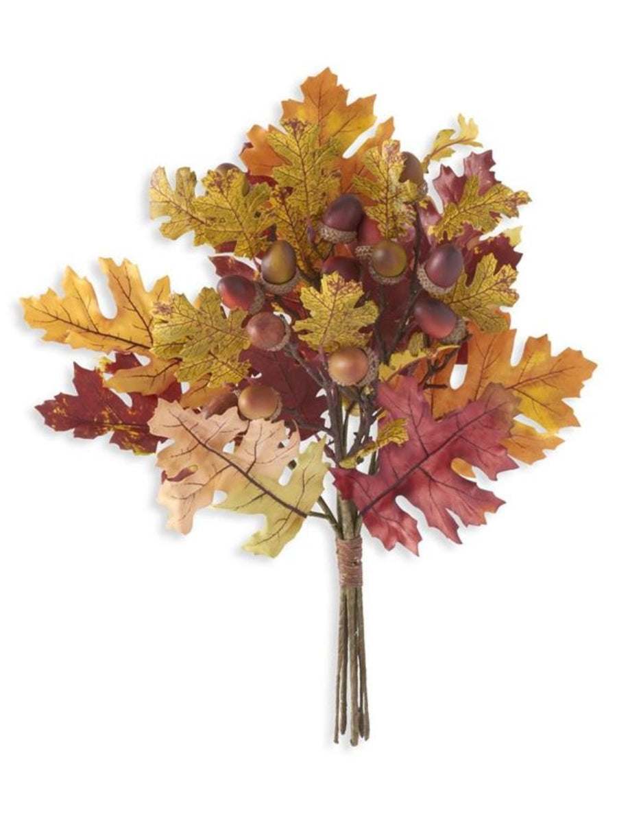 Multi Color Fall Oak Leaves Bundle