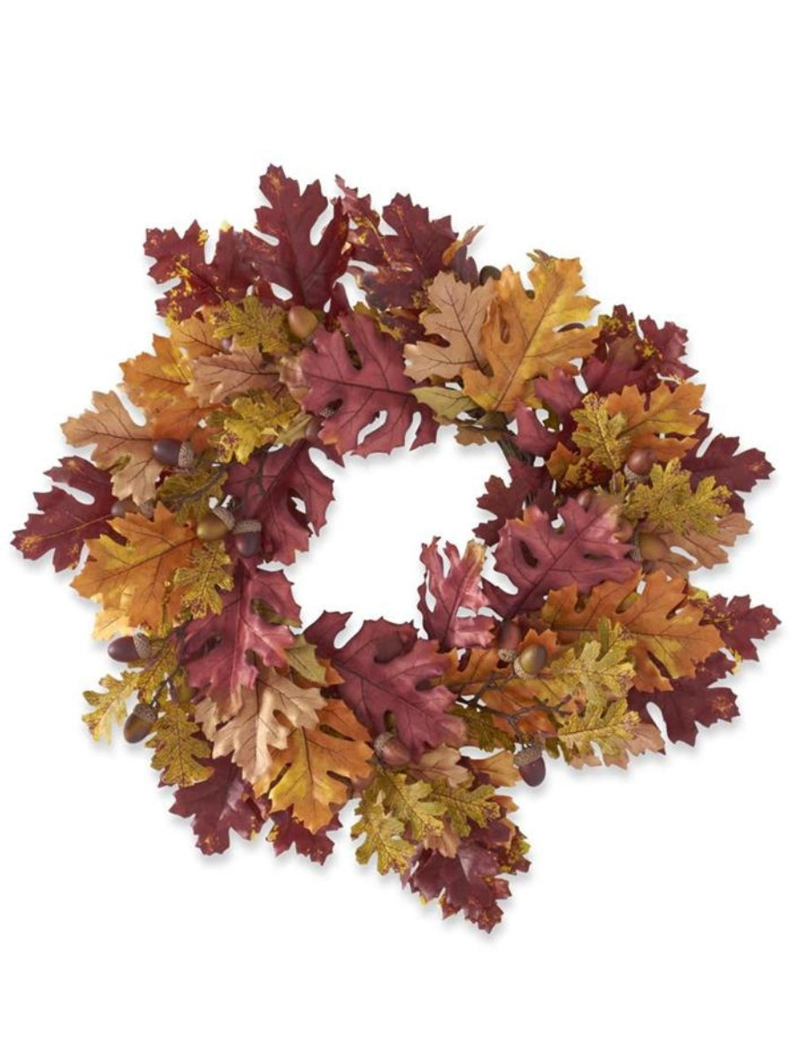 Fall Oak Leaves Wreath