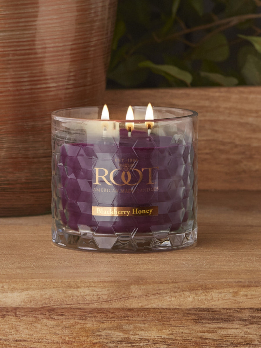 Blackberry Honey 12oz Honeycomb Candle