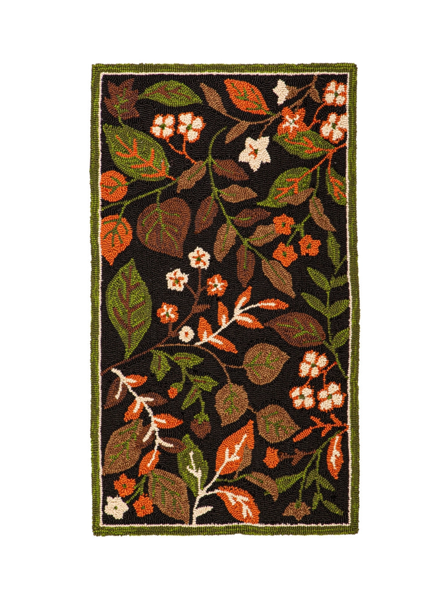 Botanical Hooked Rug