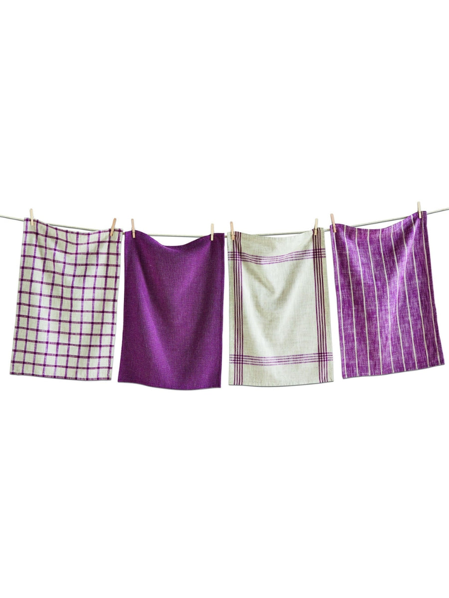 Plum Canyon Woven Dishtowel Set