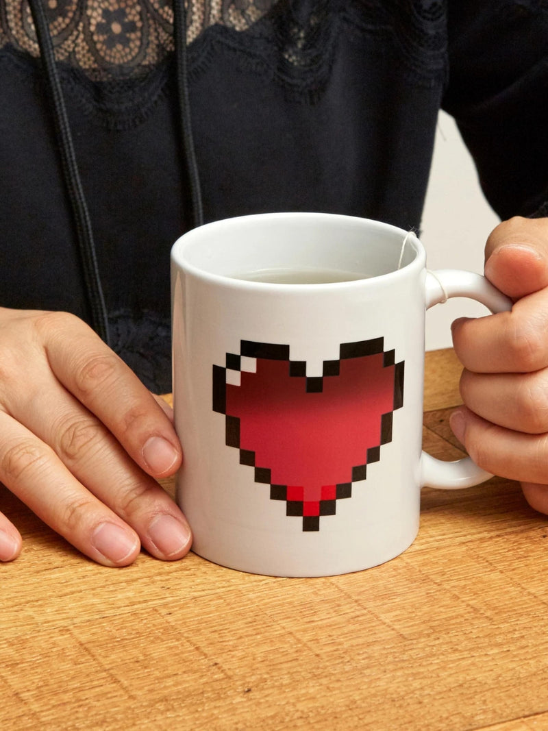 Pixel Heart Morph Mug
