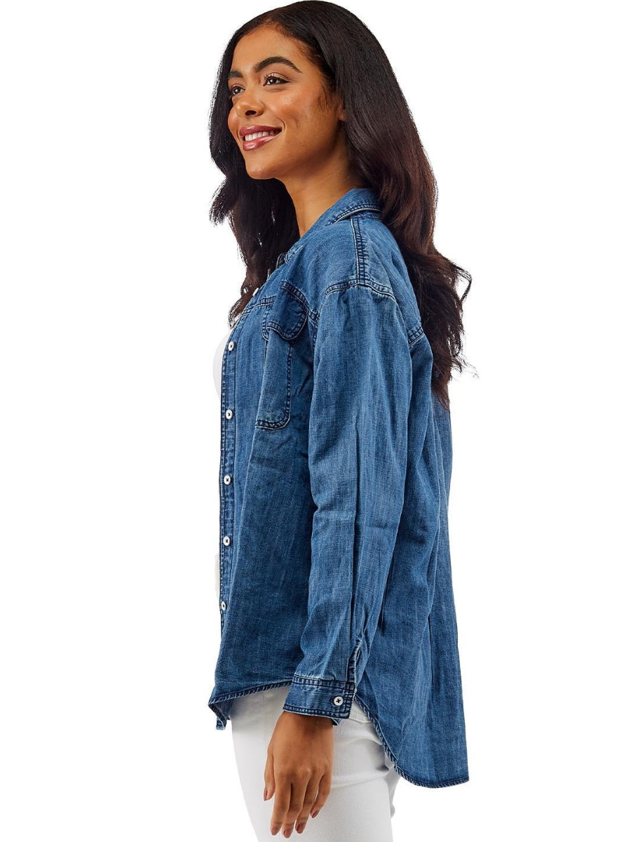 Oversized Denim Shirt