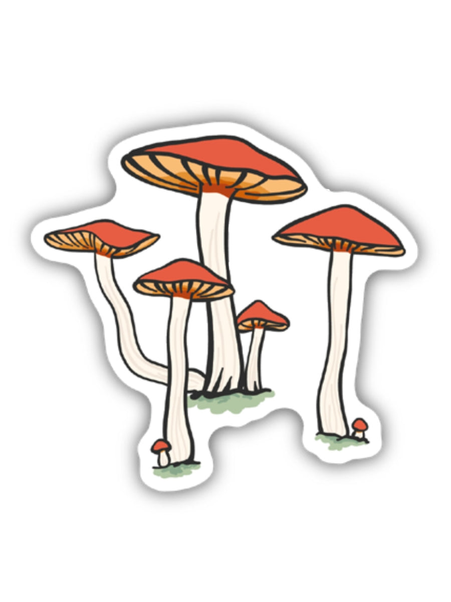 Mushroom Cluster Sticker