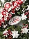 Decorated Wreath 'Country Christmas' 24"