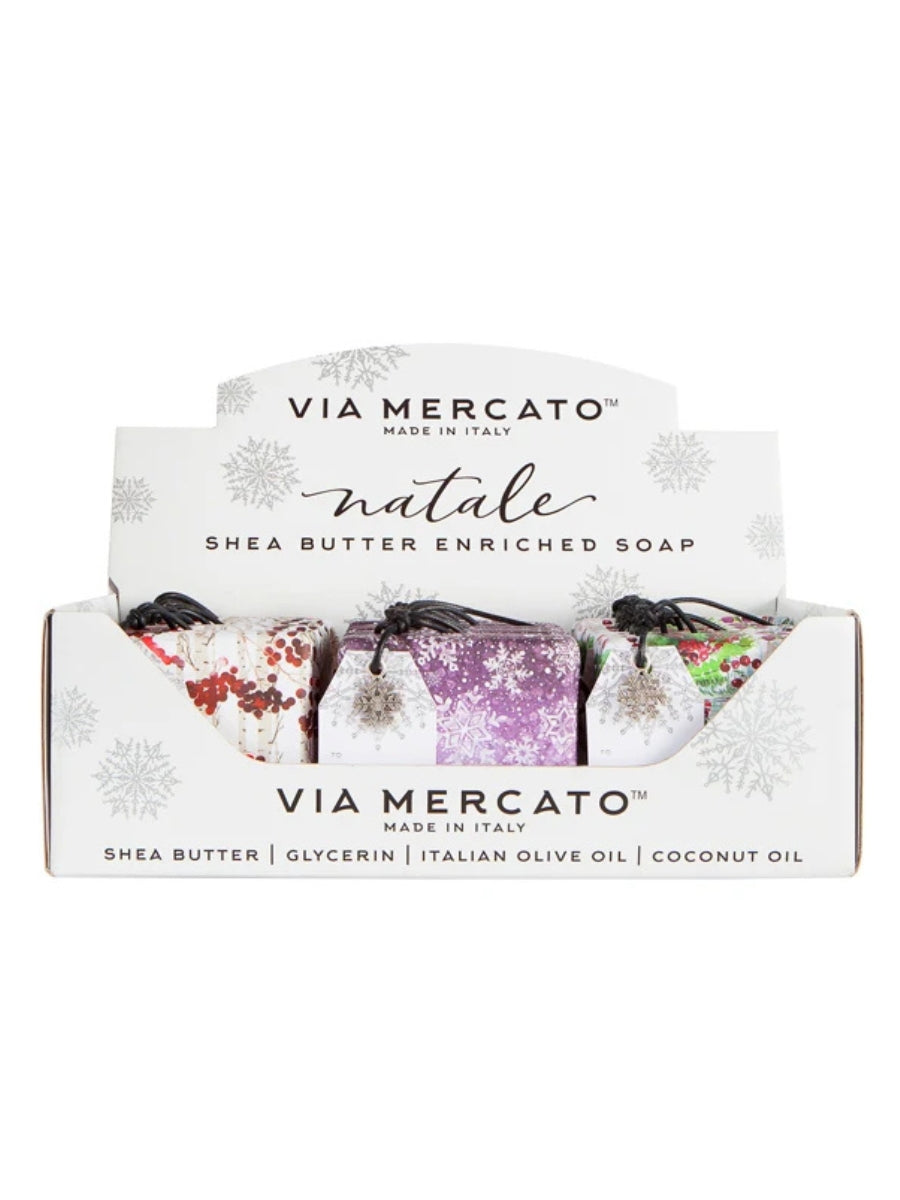 European Natale Ornament Soap 100g. Asst. of 3