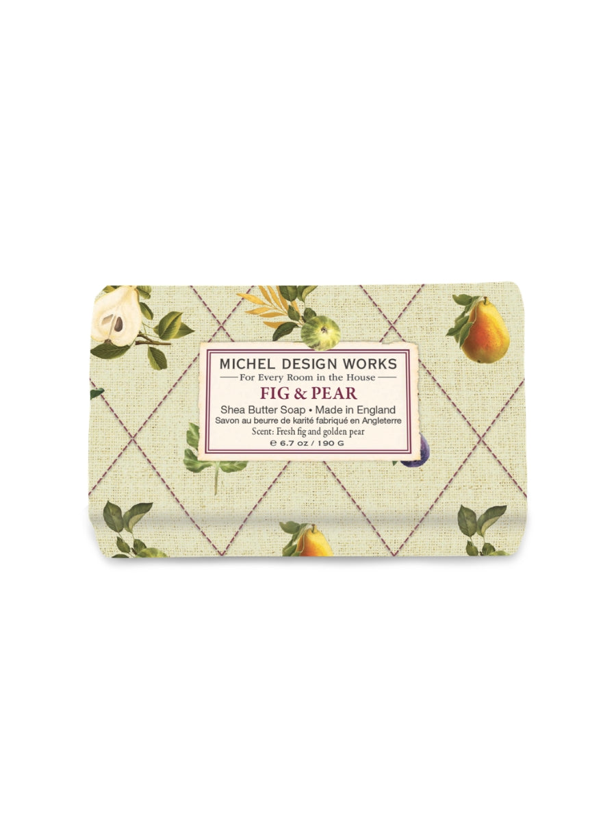 Michel's Fig & Pear Bath Soap Bar - Medium