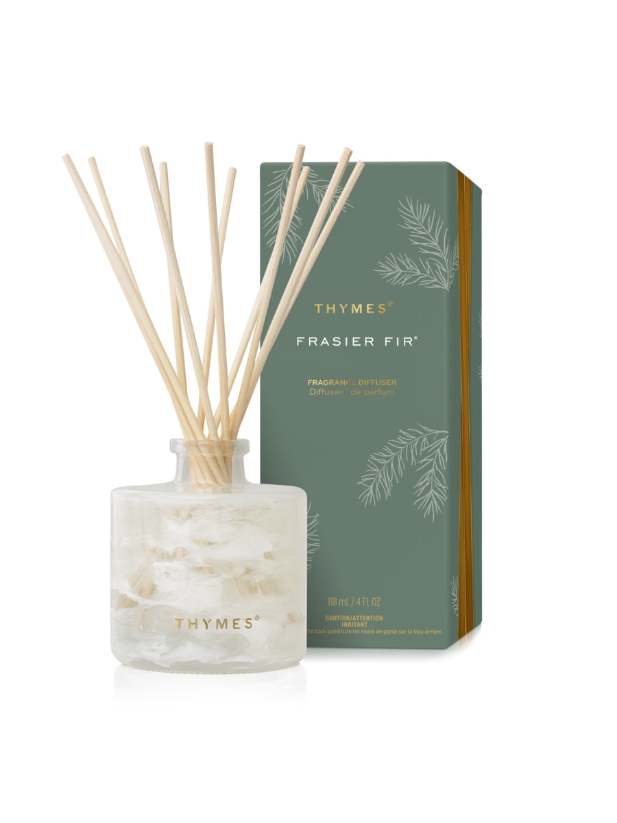 Thymes Frasier Fir Tidings - Petite Diffuser 4oz.