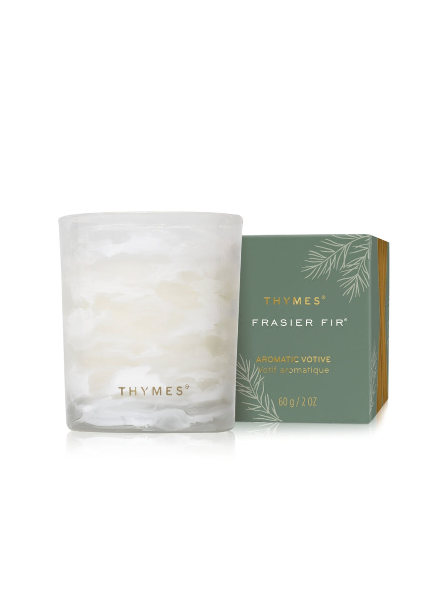 Thymes Frasier Fir Tidings - Boxed Votive 2oz.