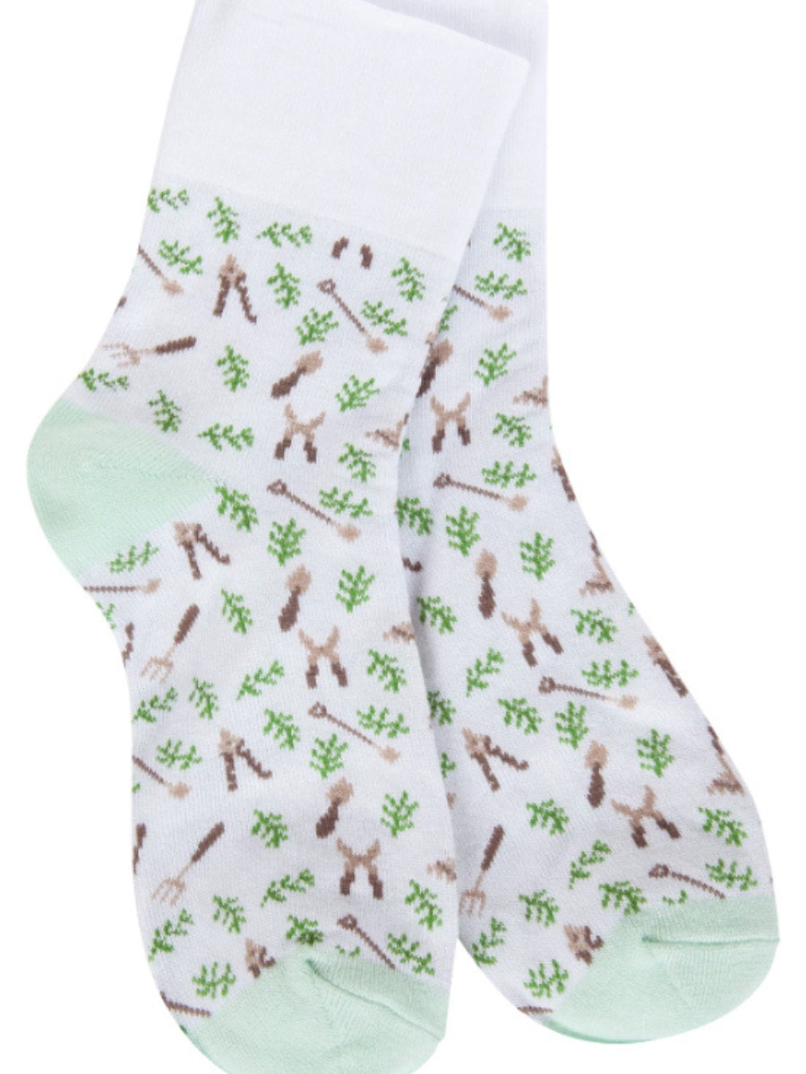 Crescent Socks - Garden Mini Crew Socks