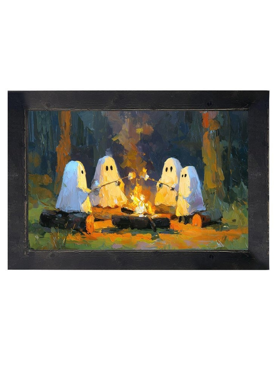 Ghosts Roasting Marshmallows Frame