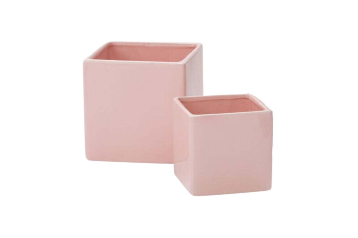 Blushed Urban Square Pot