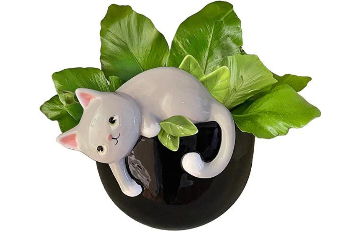 Playful Kitty Planter