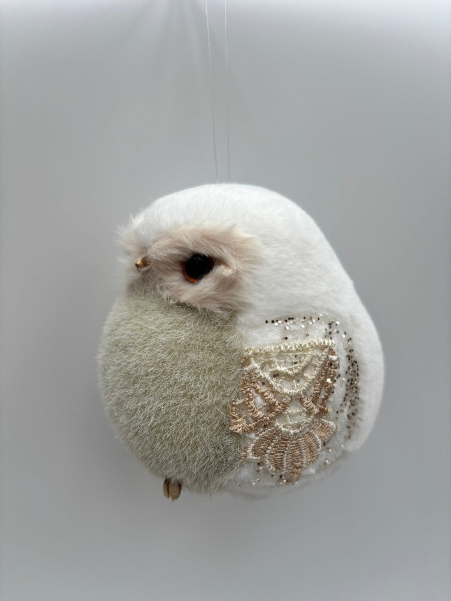 Jewel Owl Ornament 4.75''