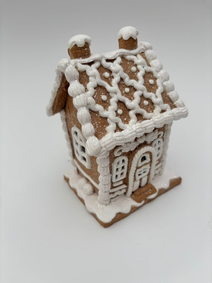 Lighted Gingerbread House