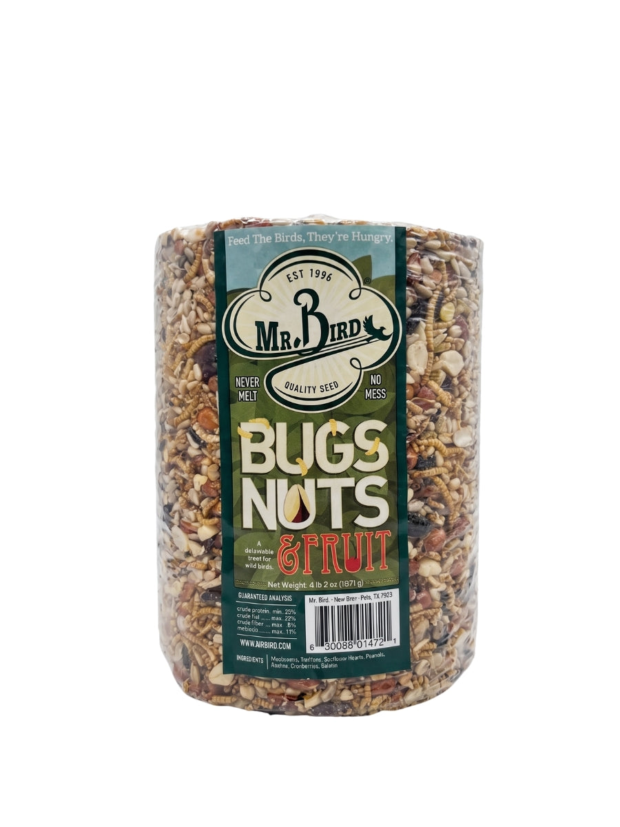 Mr. Bird Bugs, Nuts & Fruit Cylinder Large