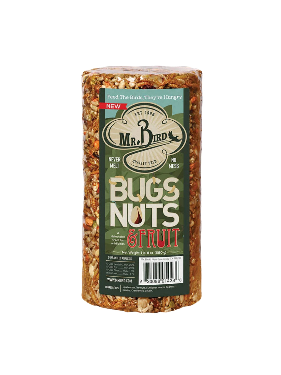 Mr. Bird Bugs, Nuts & Fruit Cylinder Large