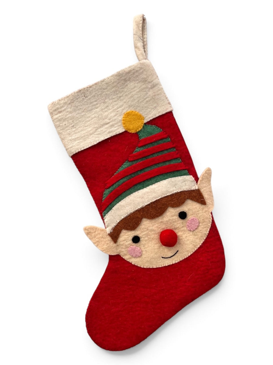 Felt Elf Stocking