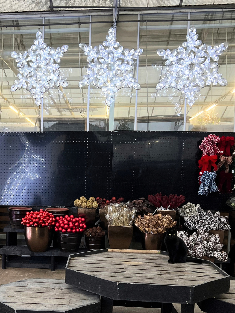Giant Crystal Snowflake White
