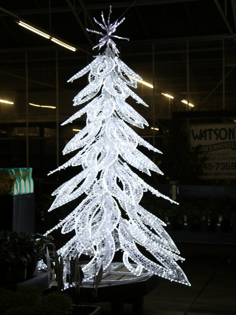Christmas Tree LED Lighted White
