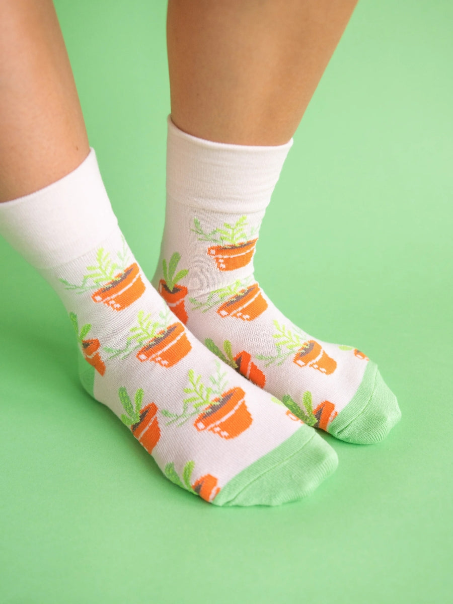 Crescent Socks - Garden Mini Crew Socks