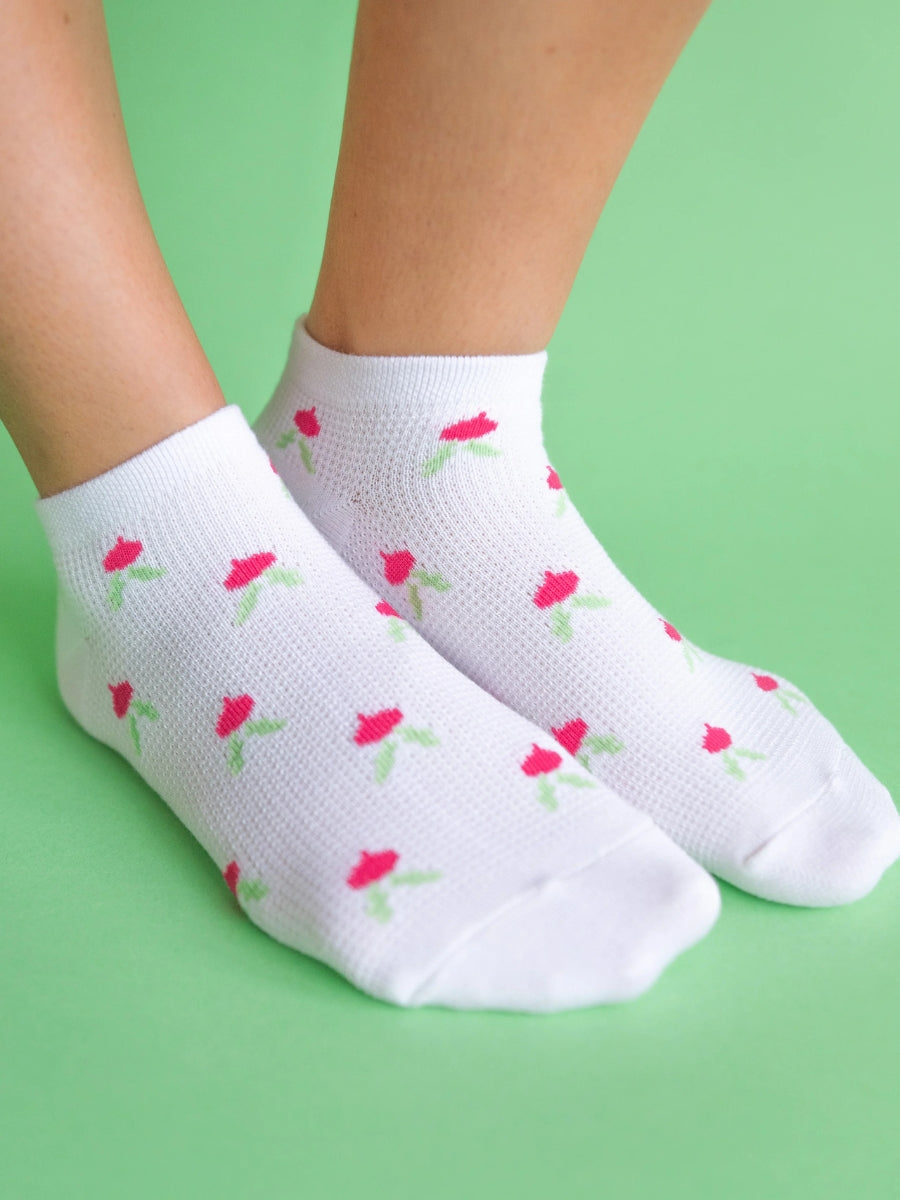 Crescent Socks - Garden Low