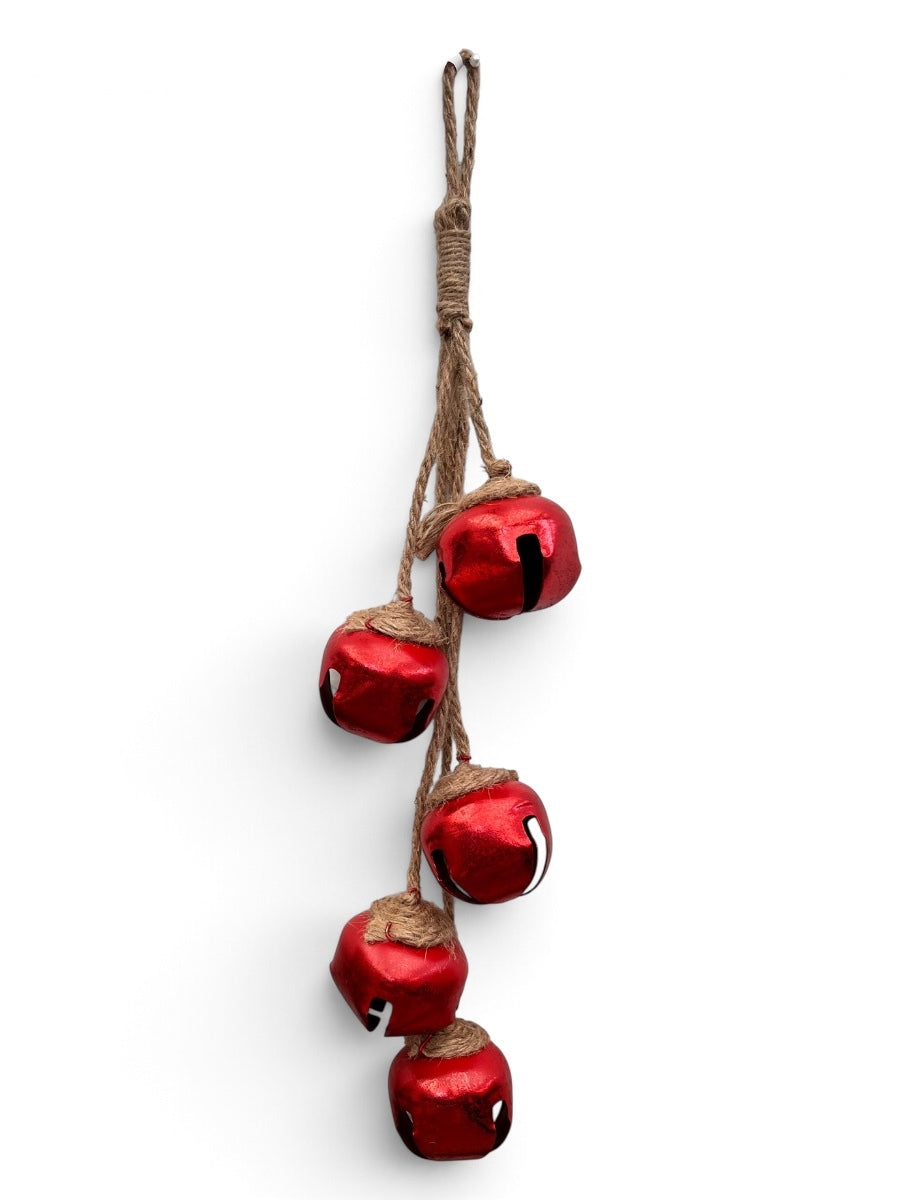 Red Hanging Bell Ornament 20''