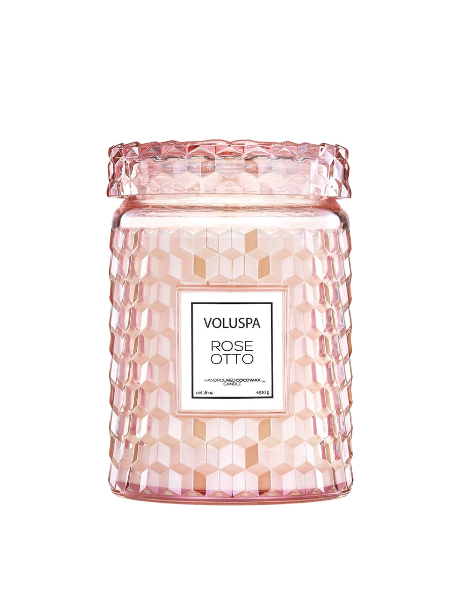 Voluspa Rose Otto Large Jar Candle 18oz – Watson's Greenhouse