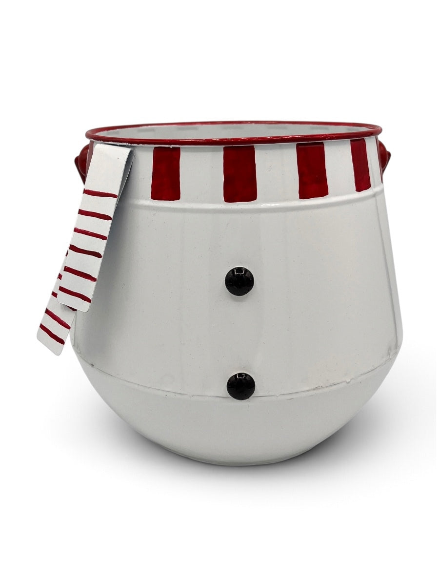 Snowman Scarf Planter