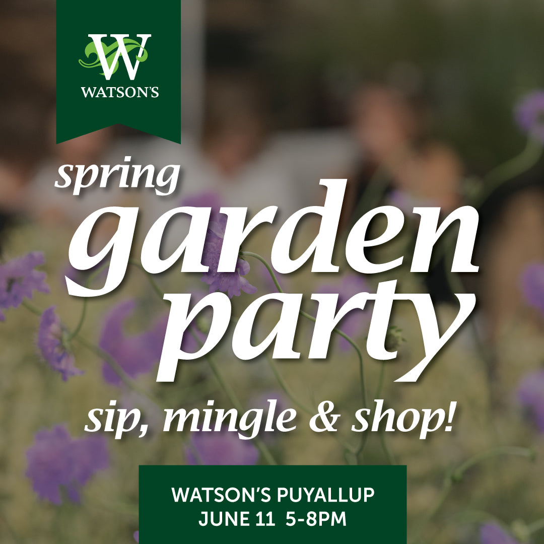 Spring Garden Party at Watson's Puyallup, June 11