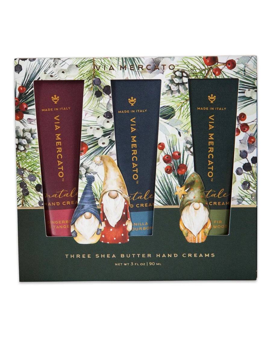 European Natale Gnomes Hand Cream Gift Set