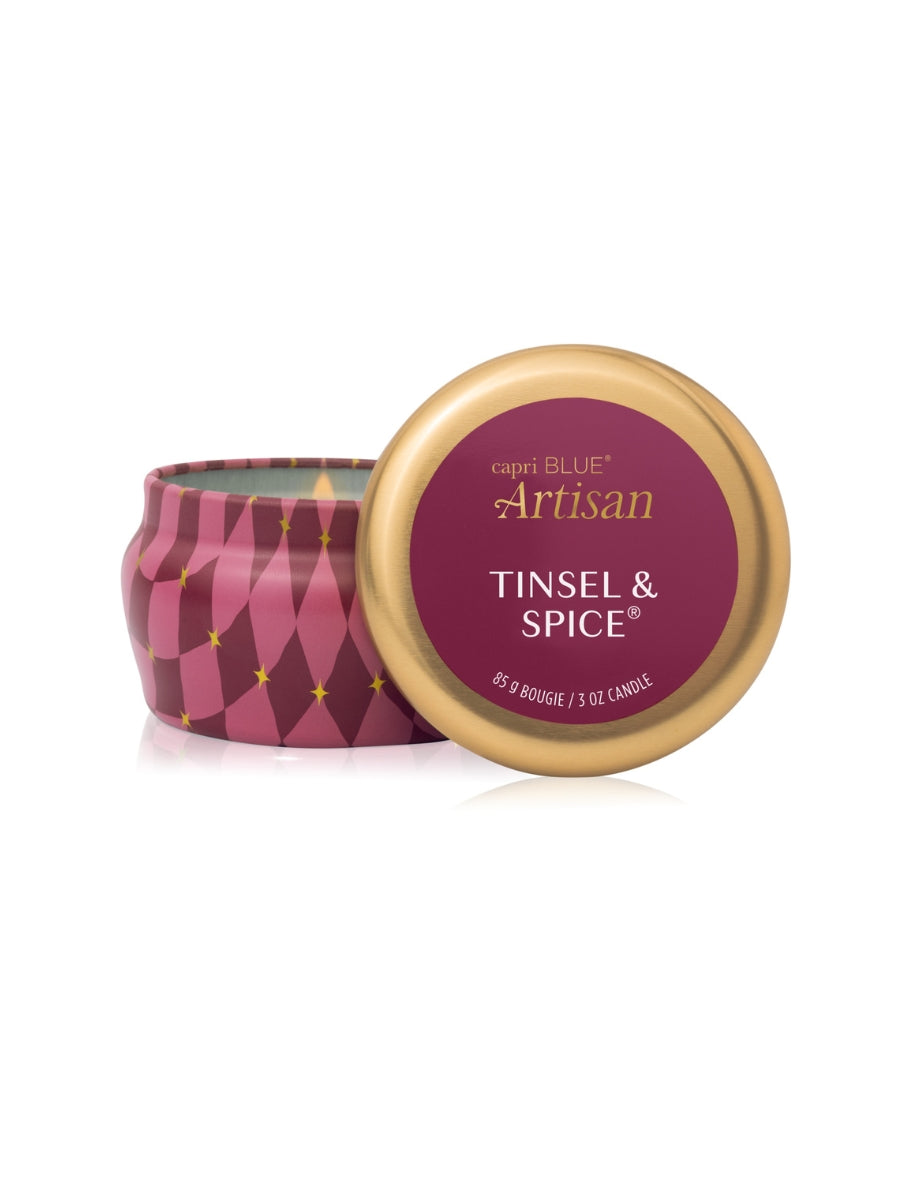 Capri Blue Winter Bazaar Tinse & Spice Candle - Mini Tin