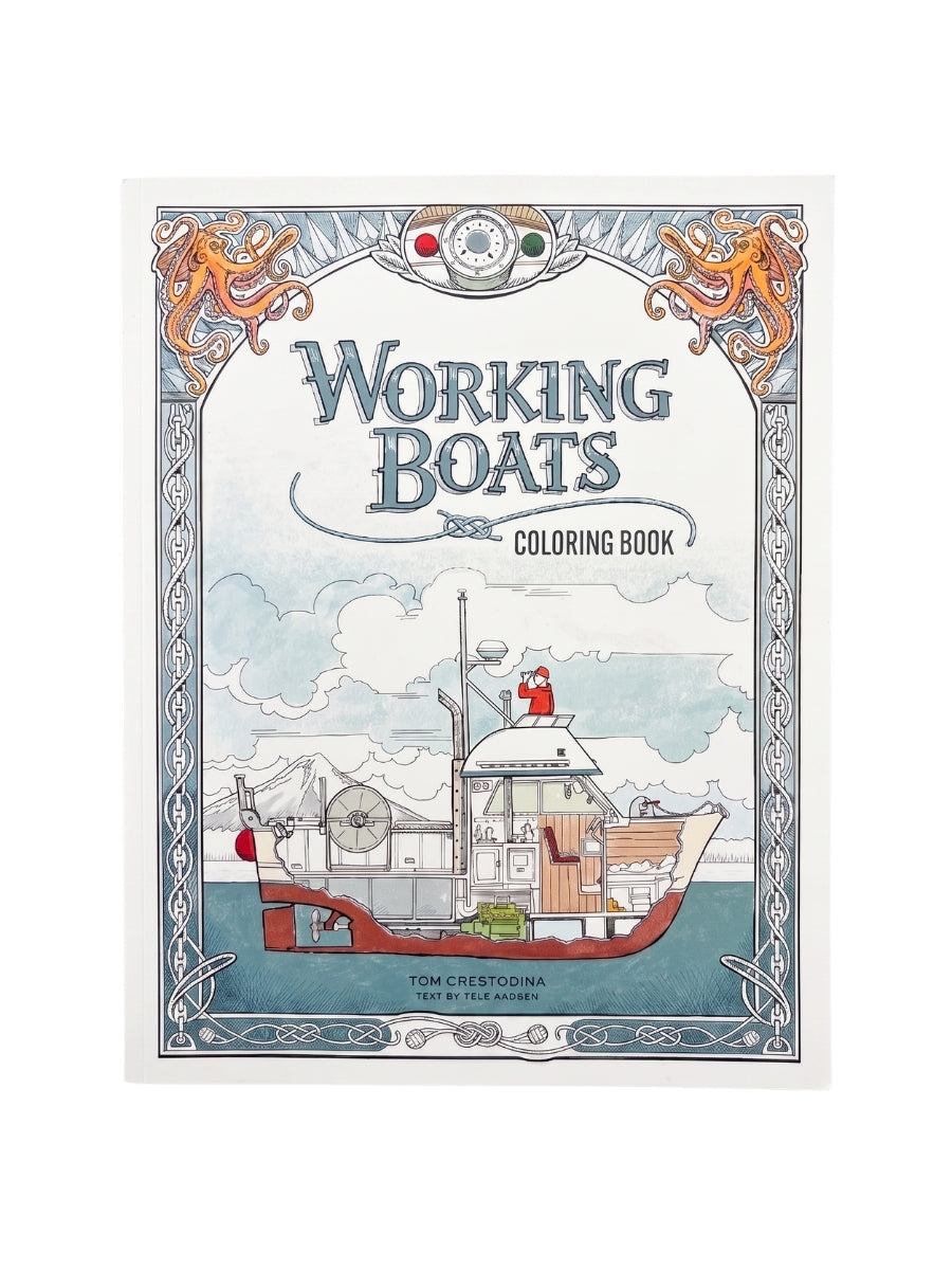 Working Boats Coloring Book