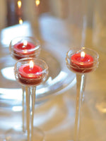 Candy Cane Tealight Candle
