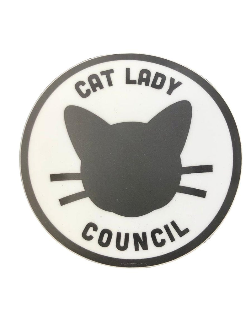 Cat Lady Council Sticker