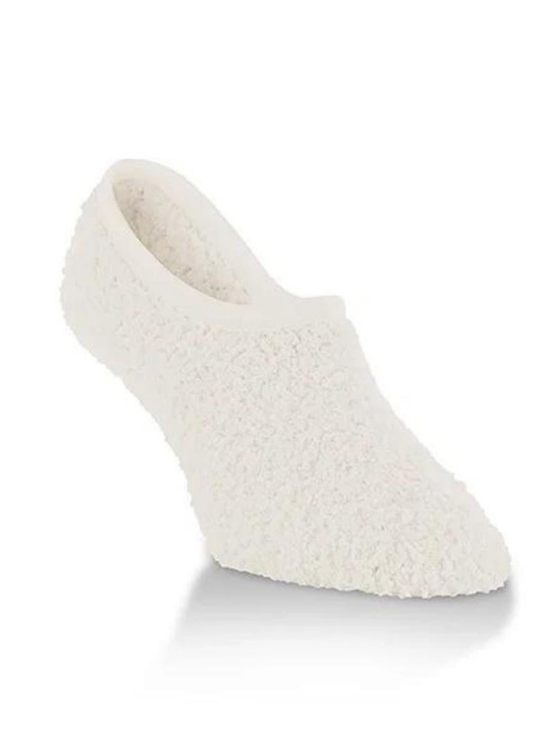 Vanilla Cozy Footsie with Grippers