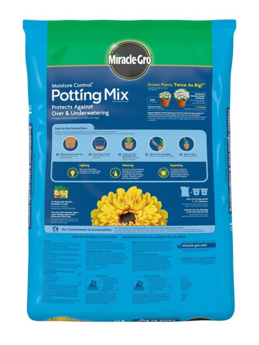 Miracle-Gro Moisture Control Potting Mix 1 cf