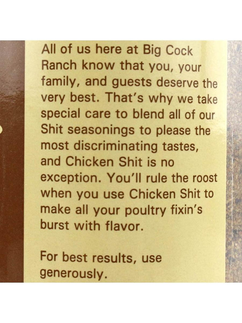 BCR Chicken Shit Seasoning