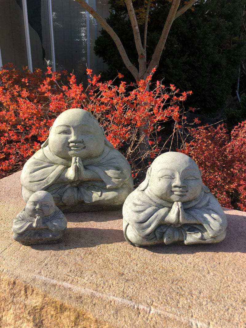 Greenman Stone Buddha Statues