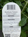 Organic Tomato 4" | Green Grapes