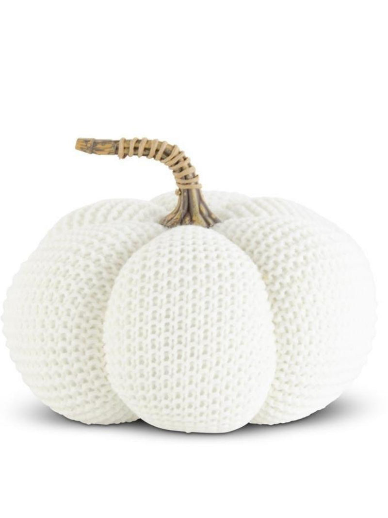 Knit Pumpkin White