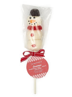 Snowman Marshmallow & Jelly Candy Lollipop