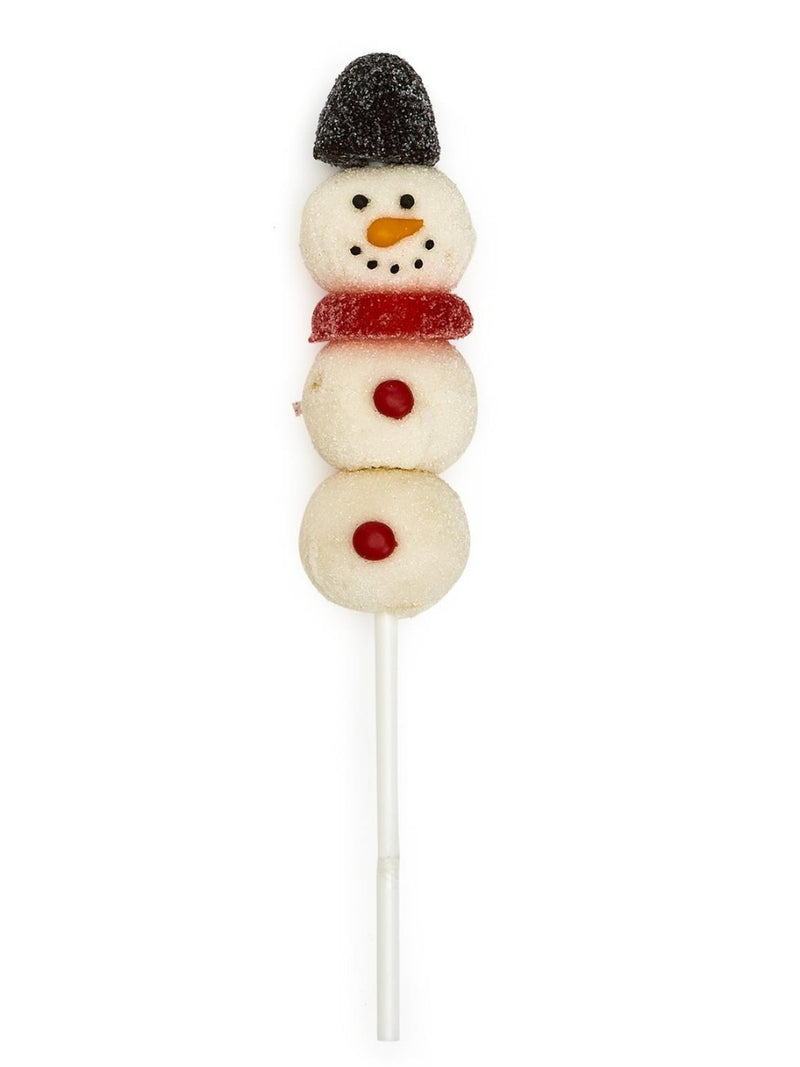 Snowman Marshmallow & Jelly Candy Lollipop