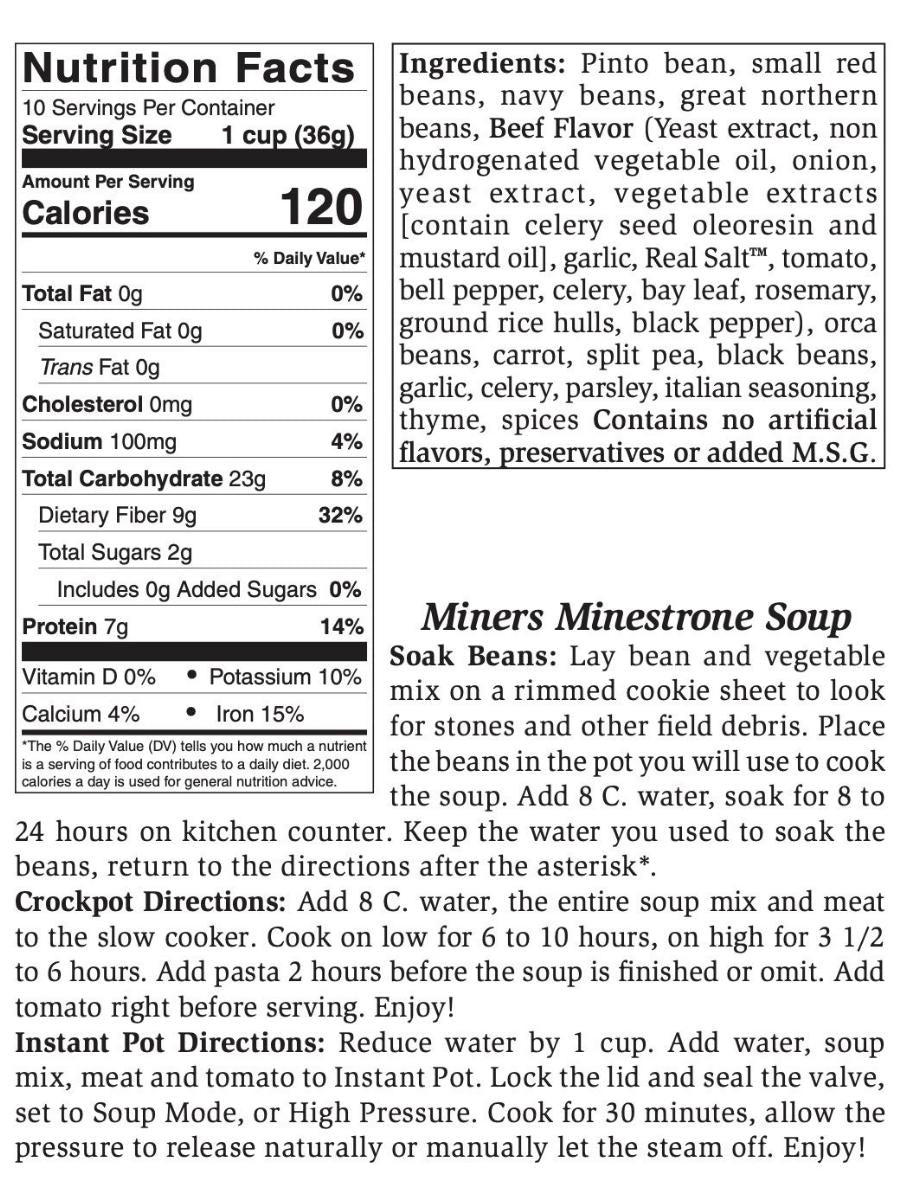 Miners Minestrone Soup