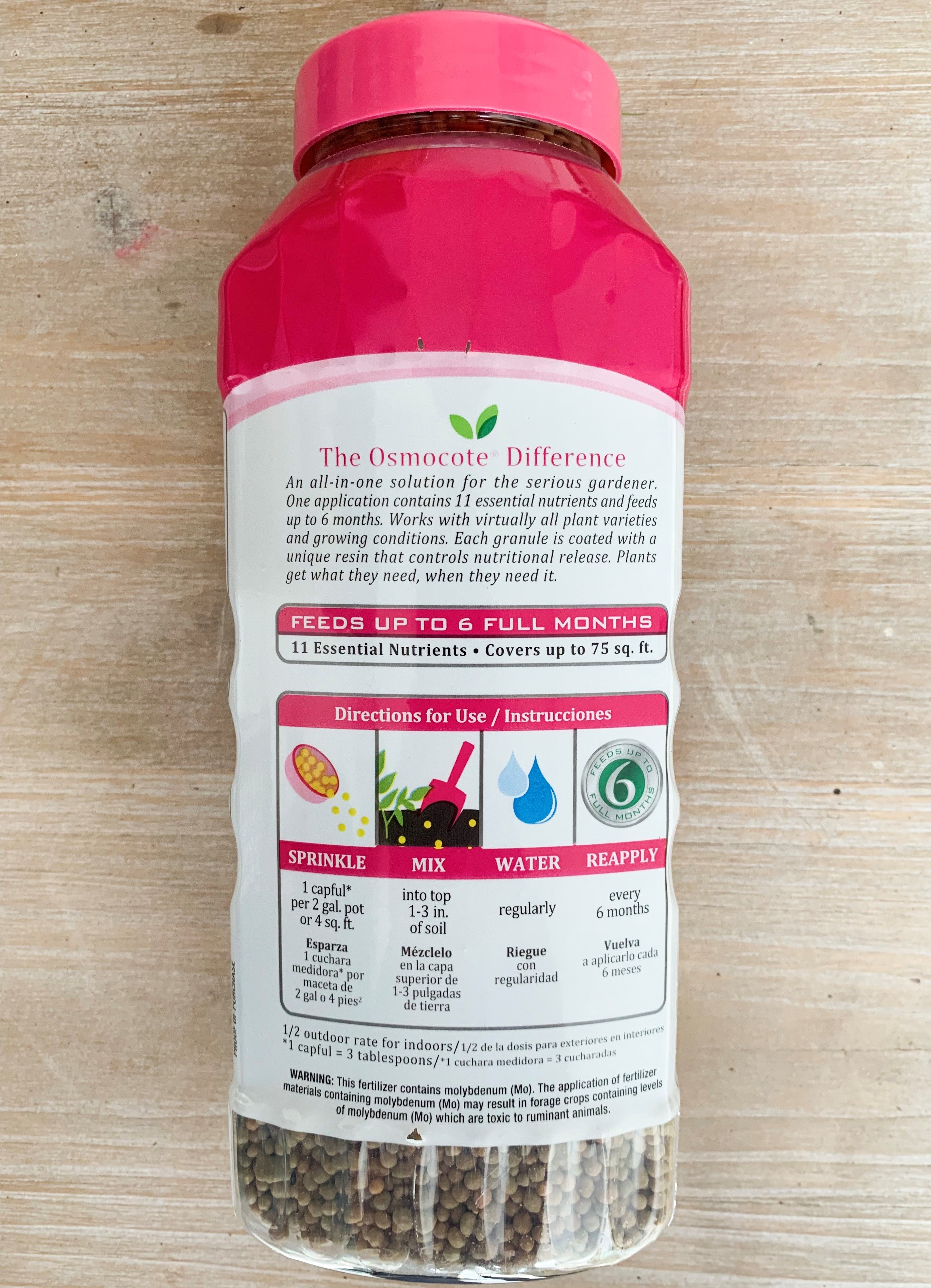 osmocote fertilizer for indoor plants Osmocote Smart-Release Plant Food Plus Outdoor & Indoor 1 lb