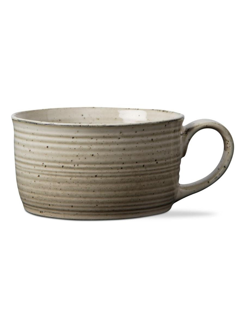 Latte Reactive Glaze Soup Mug
