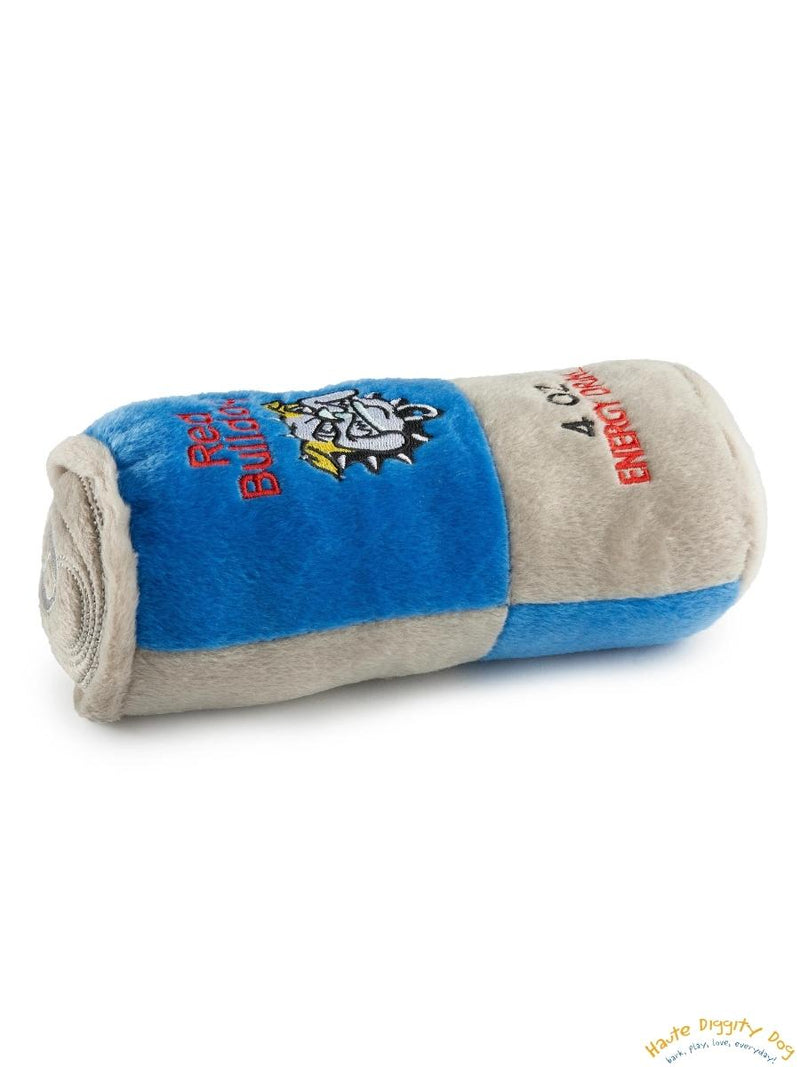 Red BullDog Energy Drink Dog Toy
