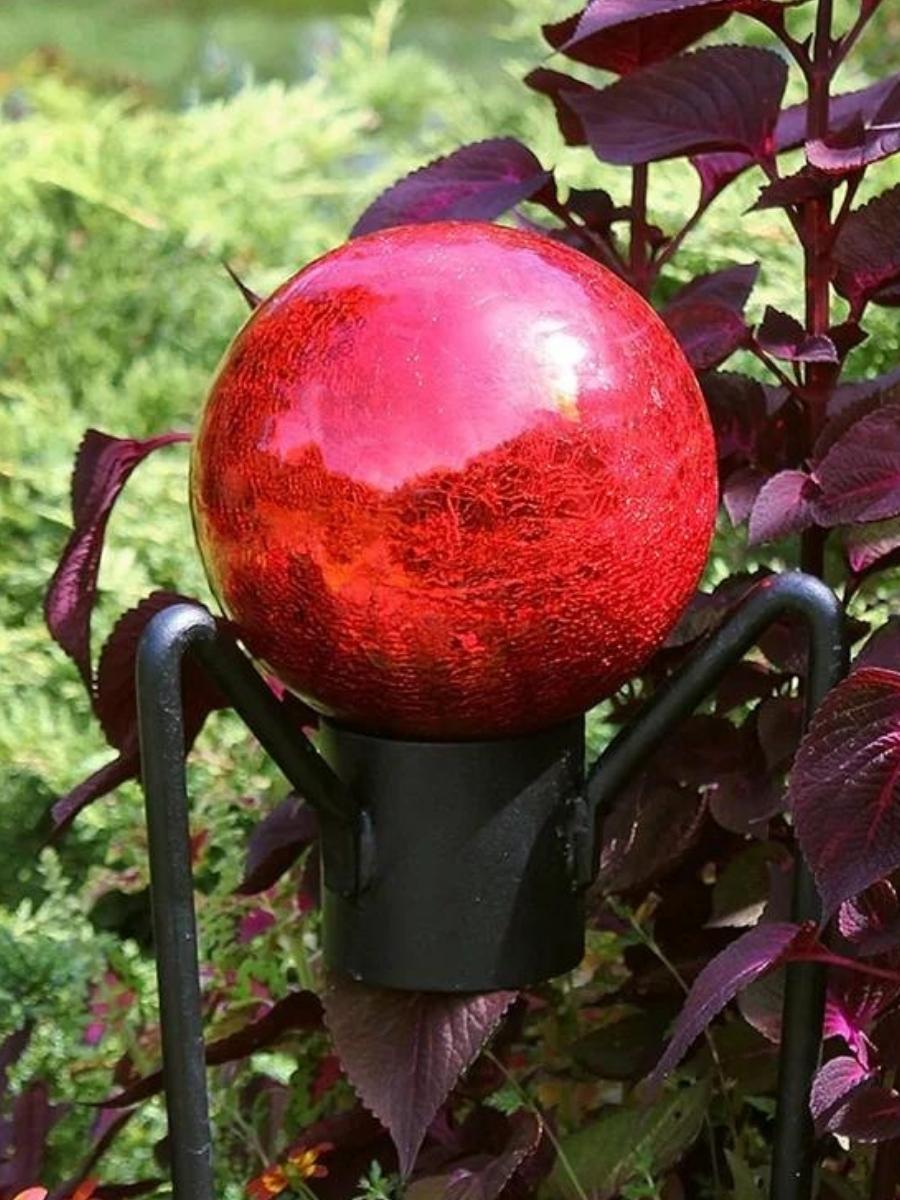 Red Gazing Globe 6