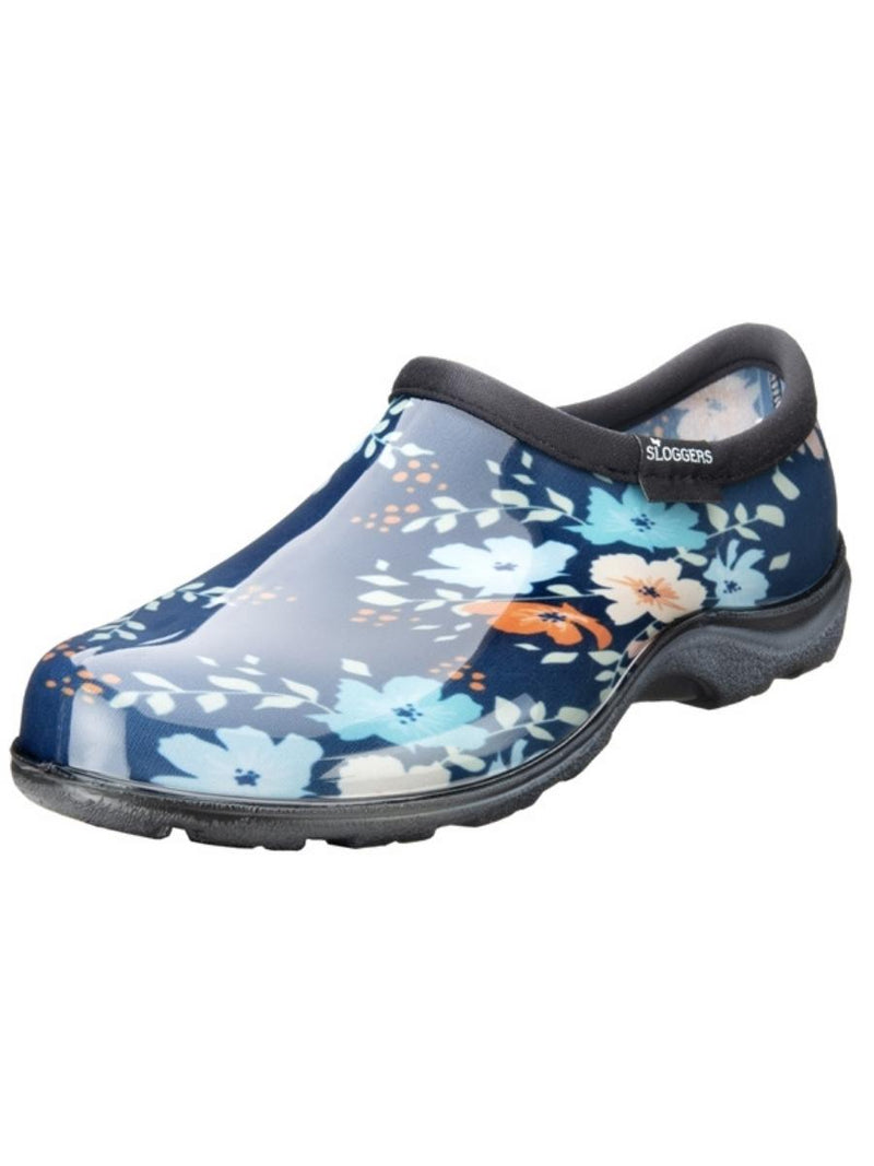 Floral Fun Blue Women's Waterproof Shoe